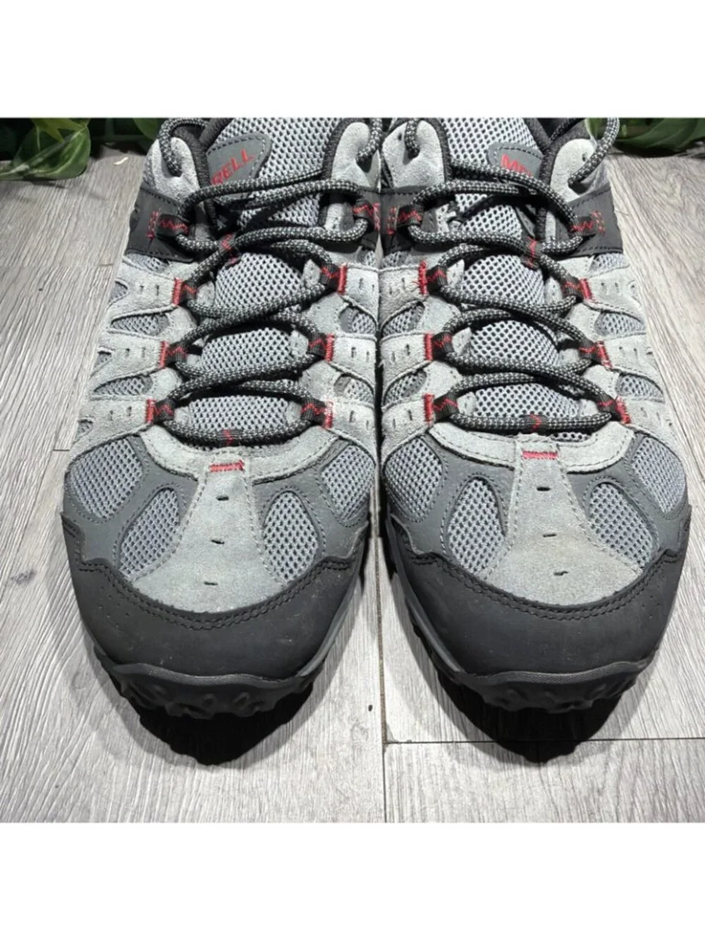 Merrell Accentor 3 Rock Gray Low Comfort Hiking Trail Shoes Men Size 13 W